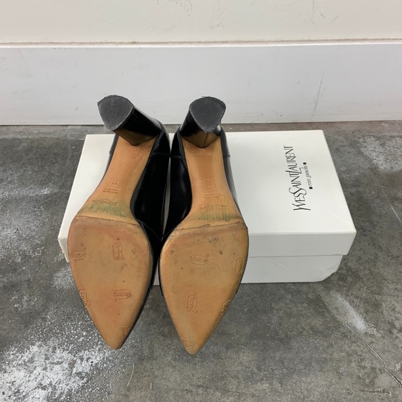 🛑 SOLD YSL Saint Laurent Loafer Pumps with Block Heel - Picture 5 of 8